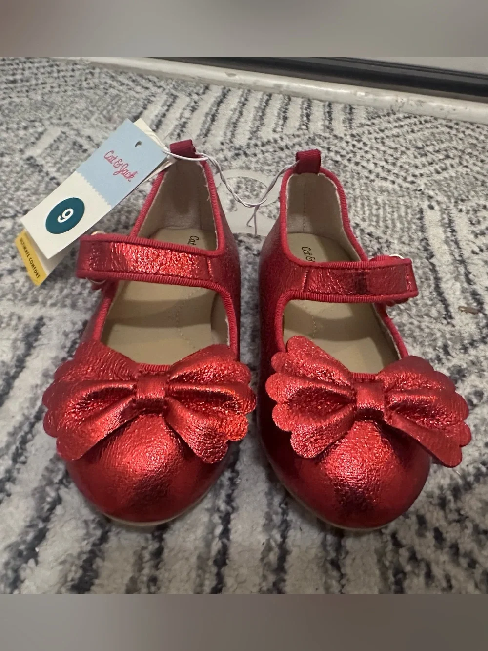 Cat & Jack shiny red